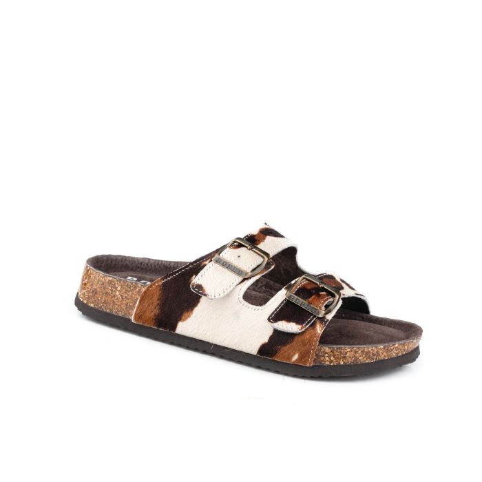 Roper Womens Delilah Sandle - Brown - Hair On