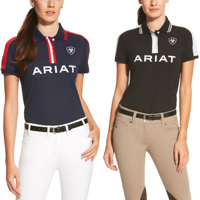 Ariat Ladies New Team Polo 2.0 Black