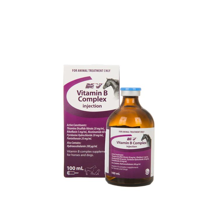 Vitamin B Complex - 100 mL sterile injection for intramuscular or intravenous injection