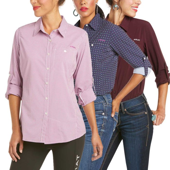 Ariat Ladies Venttek II Stretch Shirt -  Sz XS, XL & XXL Only